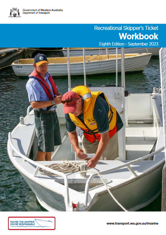 RST Workbook - September 2023 Front Cover Image of 2 men in a small boat